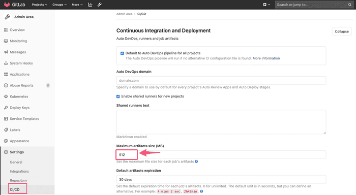 gitlab cicd pages 413 too large error 01
