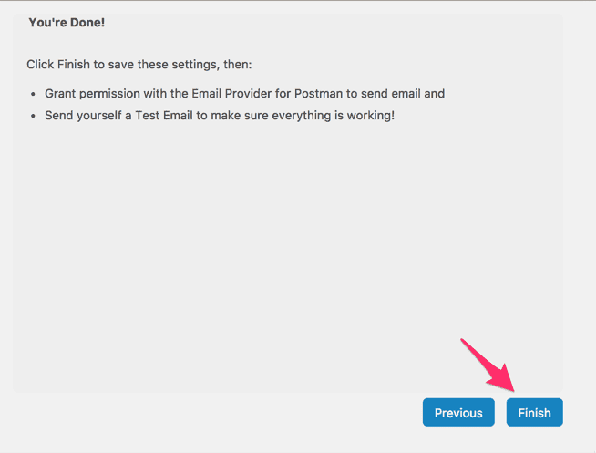 wp postman smtp usag 22